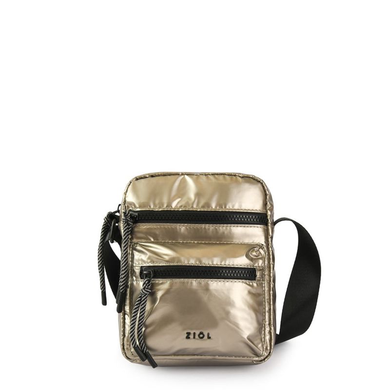 ZIOL - Cartera bandolera pequeña andreas dorado medio