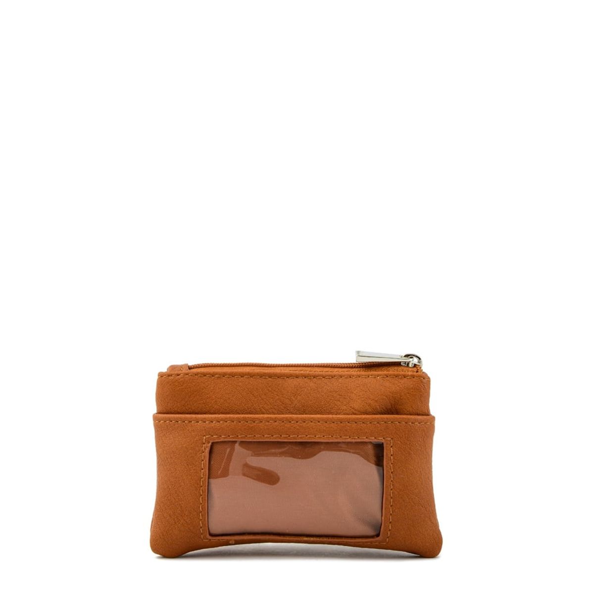 ZIOL - Monedero rectangular pequeña pinu café