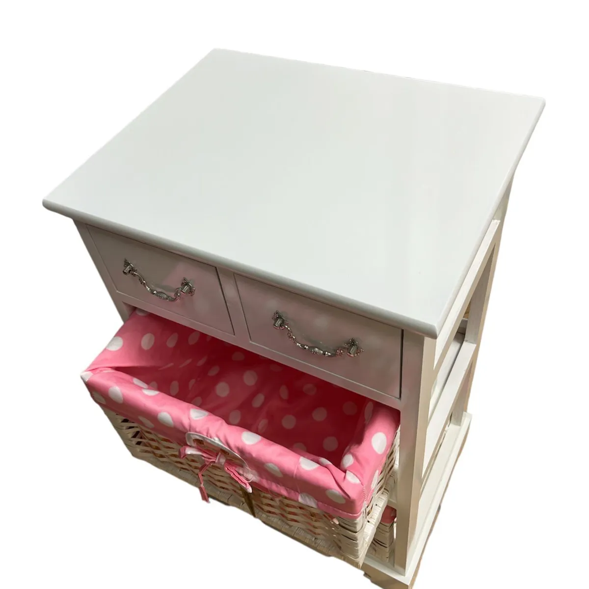 GENERICO - Mueble Lacado Blanco Lunares - S56104