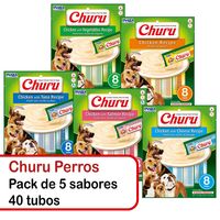 Churu Perros Snack Pack De 5 Sabores - 40 Tubos