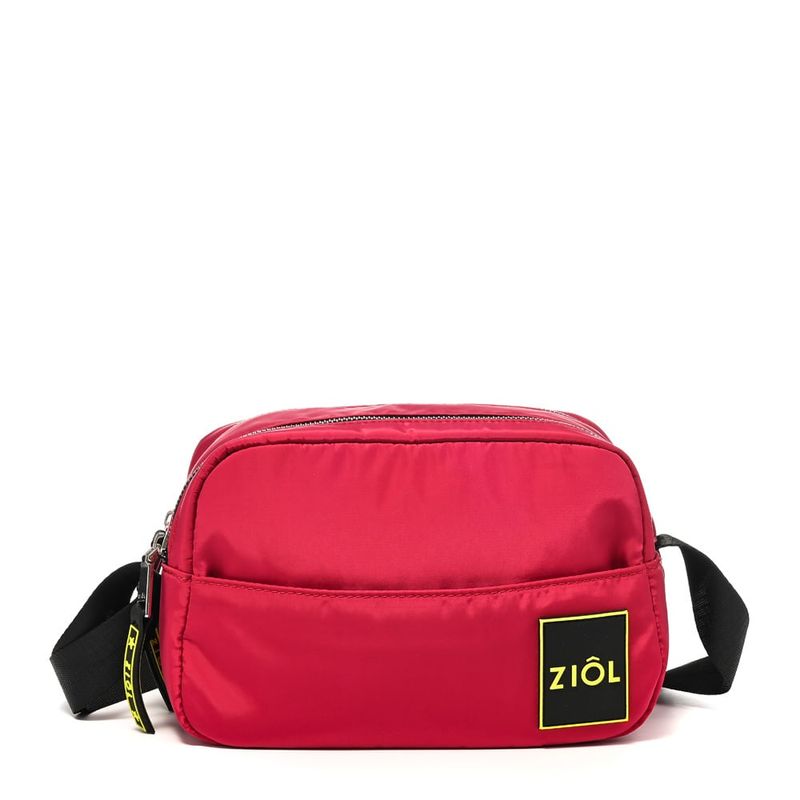 ZIOL - Cartera bandolera mediana puffy fucsia