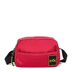 ZIOL - Cartera bandolera mediana puffy fucsia