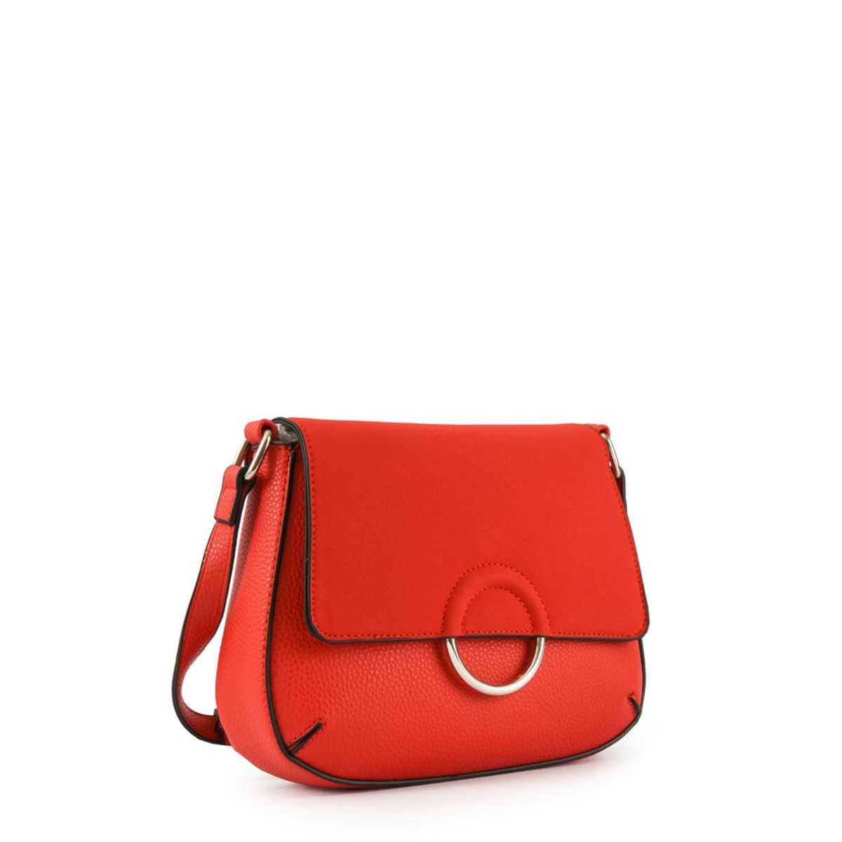 ZIOL - Cartera bandolera con tapa sophie pequeña rojo