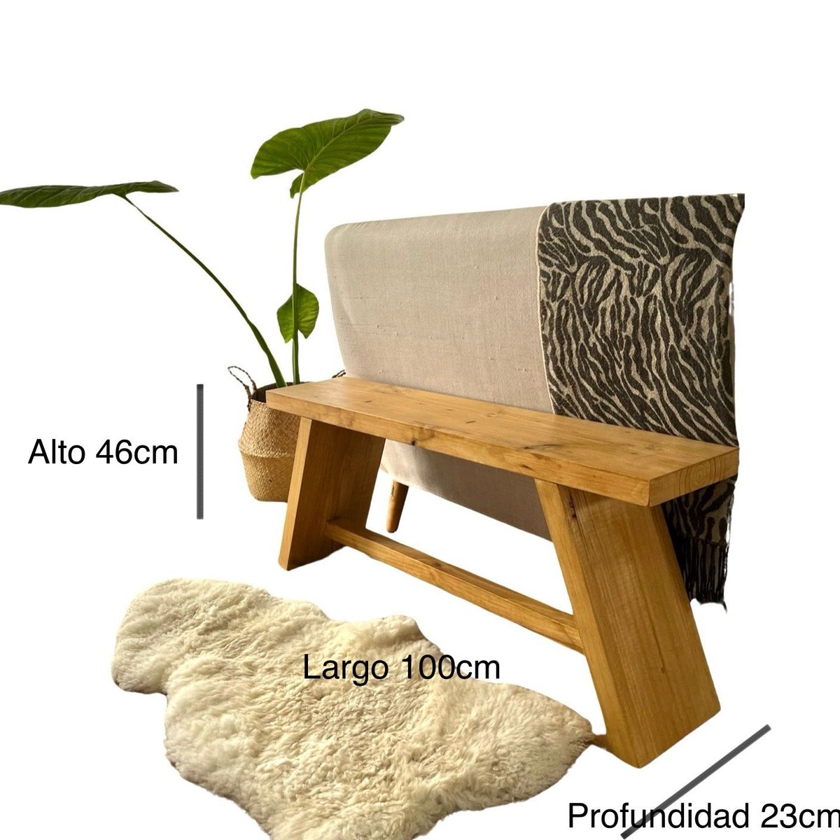 GENERICO - Banca de madera Slim