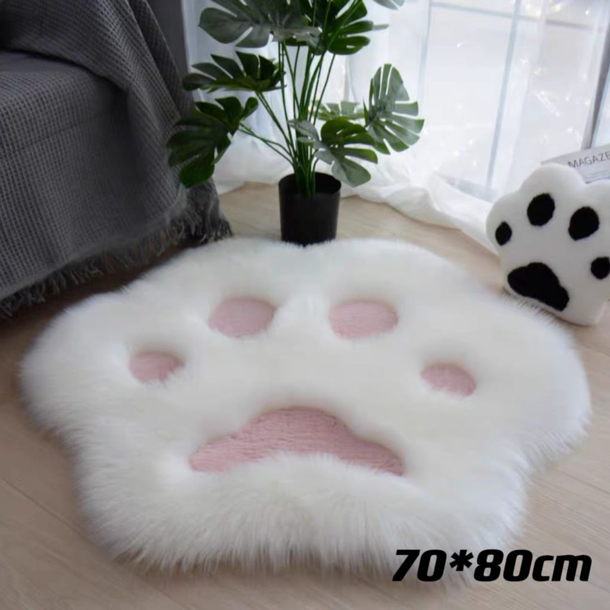 GENERICO - Alfombra patitas Diseño huella de mascota