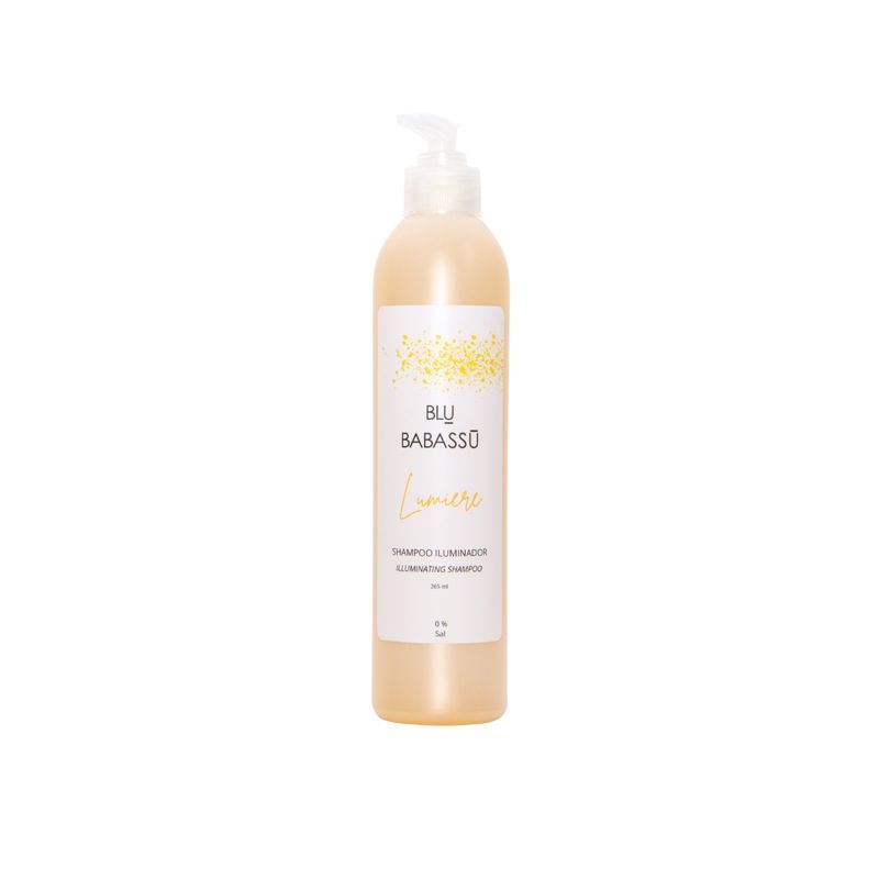 BLU BABASSU - Shampoo  Lumiere Pelo Claro con Aceite de Babassu 395 ml.