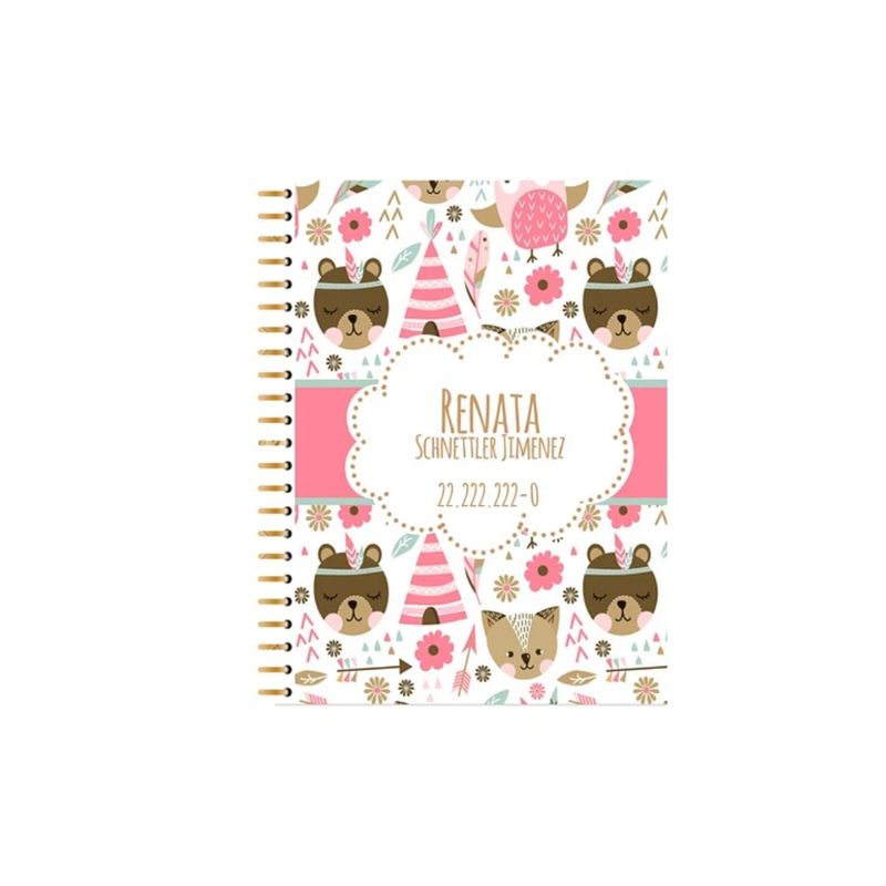 GENERICO - Agenda Pediátrica Personalizada Para Bebés Tribu Osita