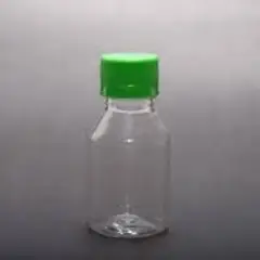 DIVINA - Frasco Pet Transparente tapa verde 70 cc 12 unidades