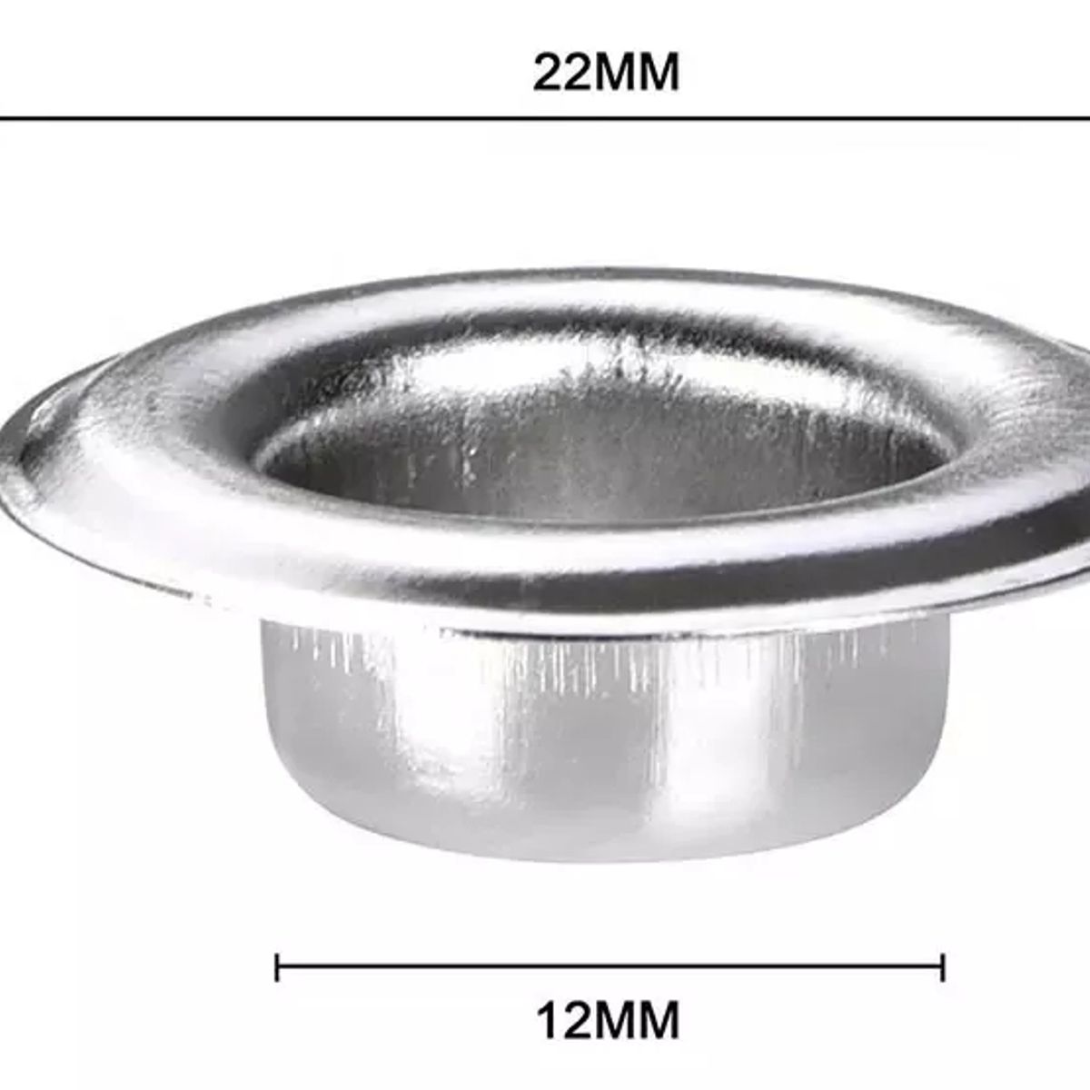 KUANGYE - Ojetillos 1/2 Metálicos 1000 Unidades Con Golillas - Ojillos