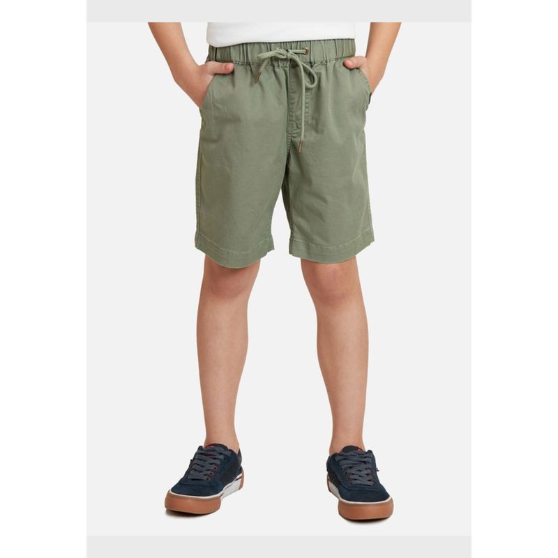 MAUI AND SONS - Bermuda Jogger Sand Kids Olivo Maui and sons