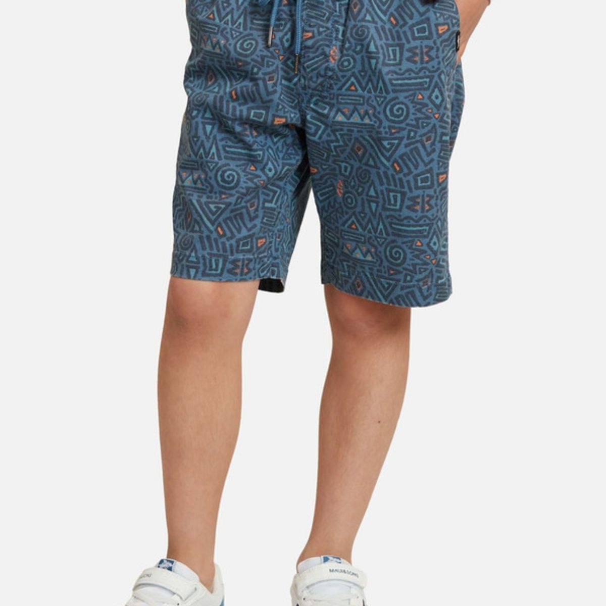 MAUI AND SONS - Bermuda Jogger Tribal Blue Kids Multicolor Maui and sons