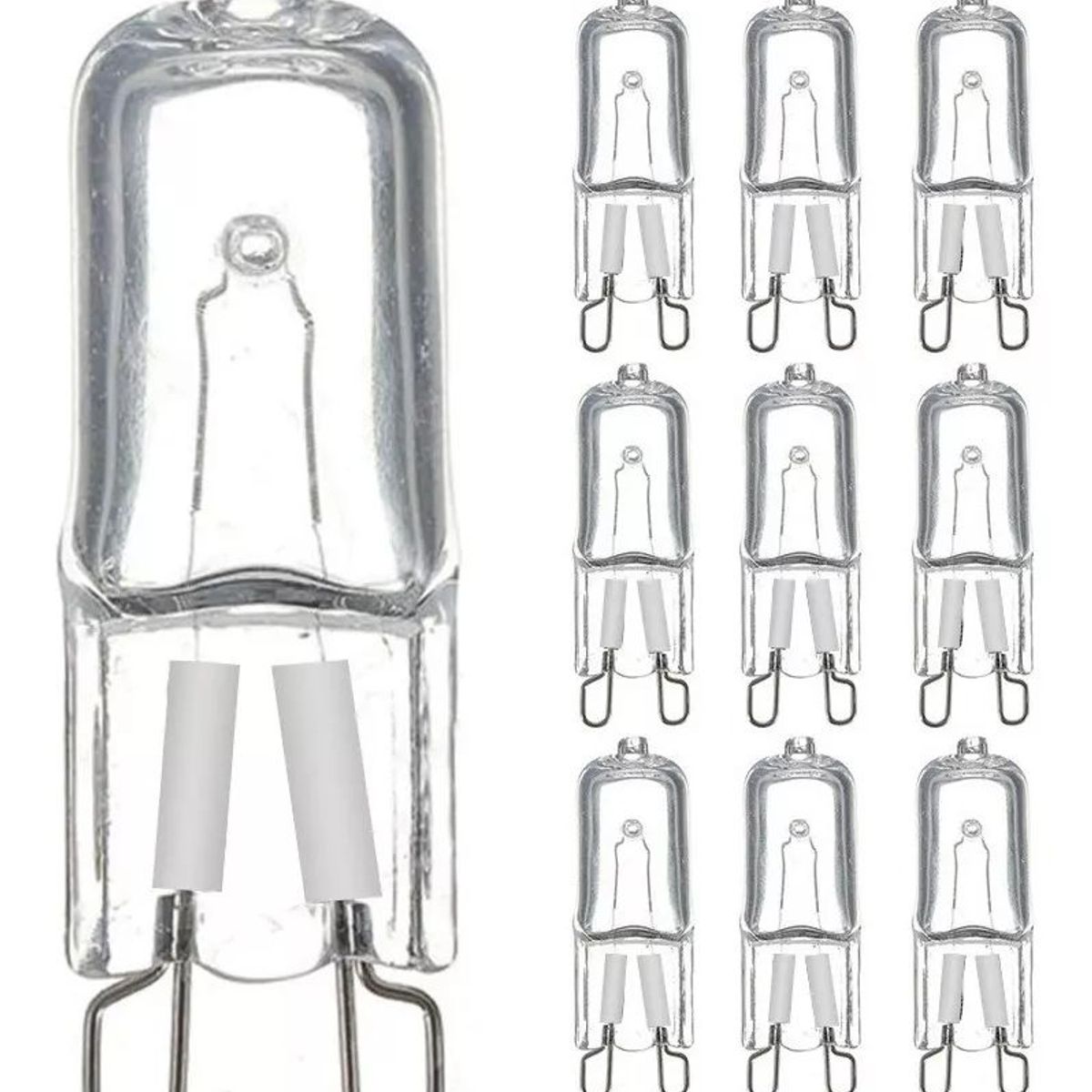 KUANGYE - Pack 10 Bombillas Halógenas Led G9 Eco 40w