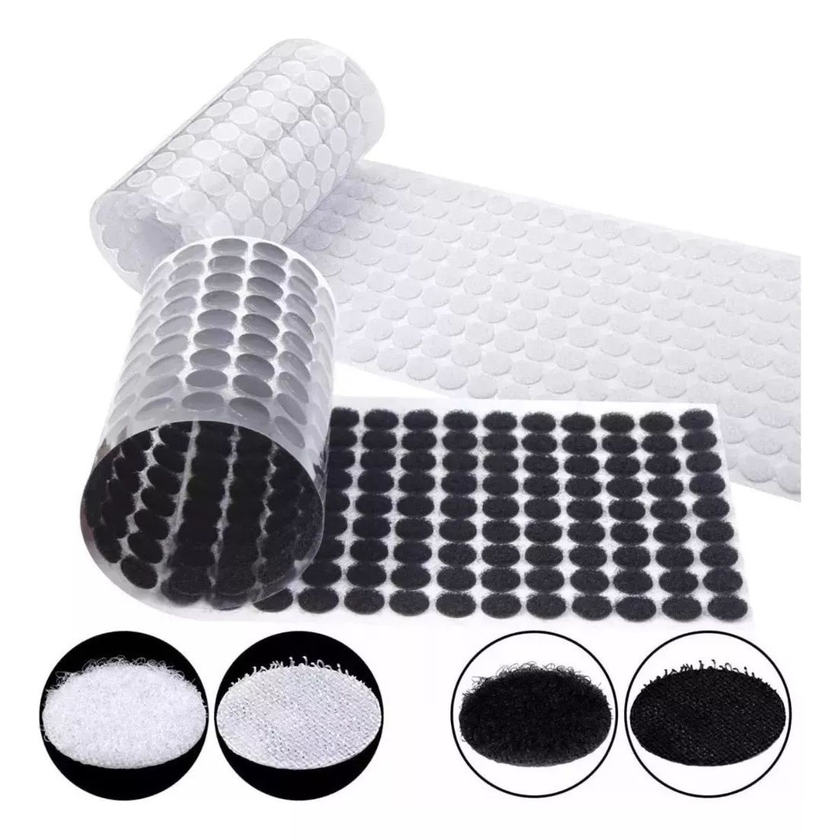 KUANGYE - Pack Velcro Autoadhesivo Circulares -510 Pares