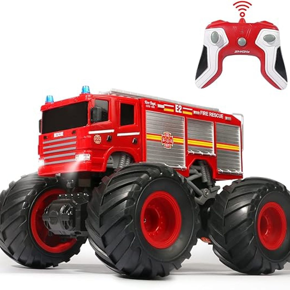 OEM - Camion De Bombero Luces Sonidos monster truck Recargable