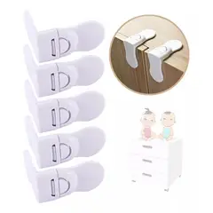 KUANGYE - Pack 5 Seguros Multiuso Niños Puertas Cajones Muebles