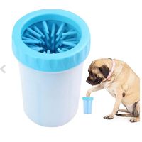 Limpiador Manual de Patas para Mascotas Cerdas de Silicona