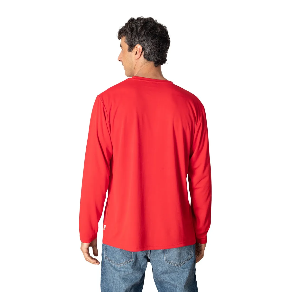 INDUSBORD - Polera Running Dryfit Quickdry Hombre Manga Larga UVpro Ripstop
