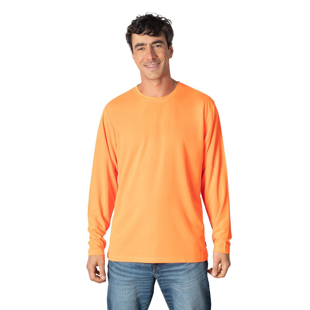 INDUSBORD - Polera Running Dryfit Quickdry Hombre Manga Larga UVpro Ripstop