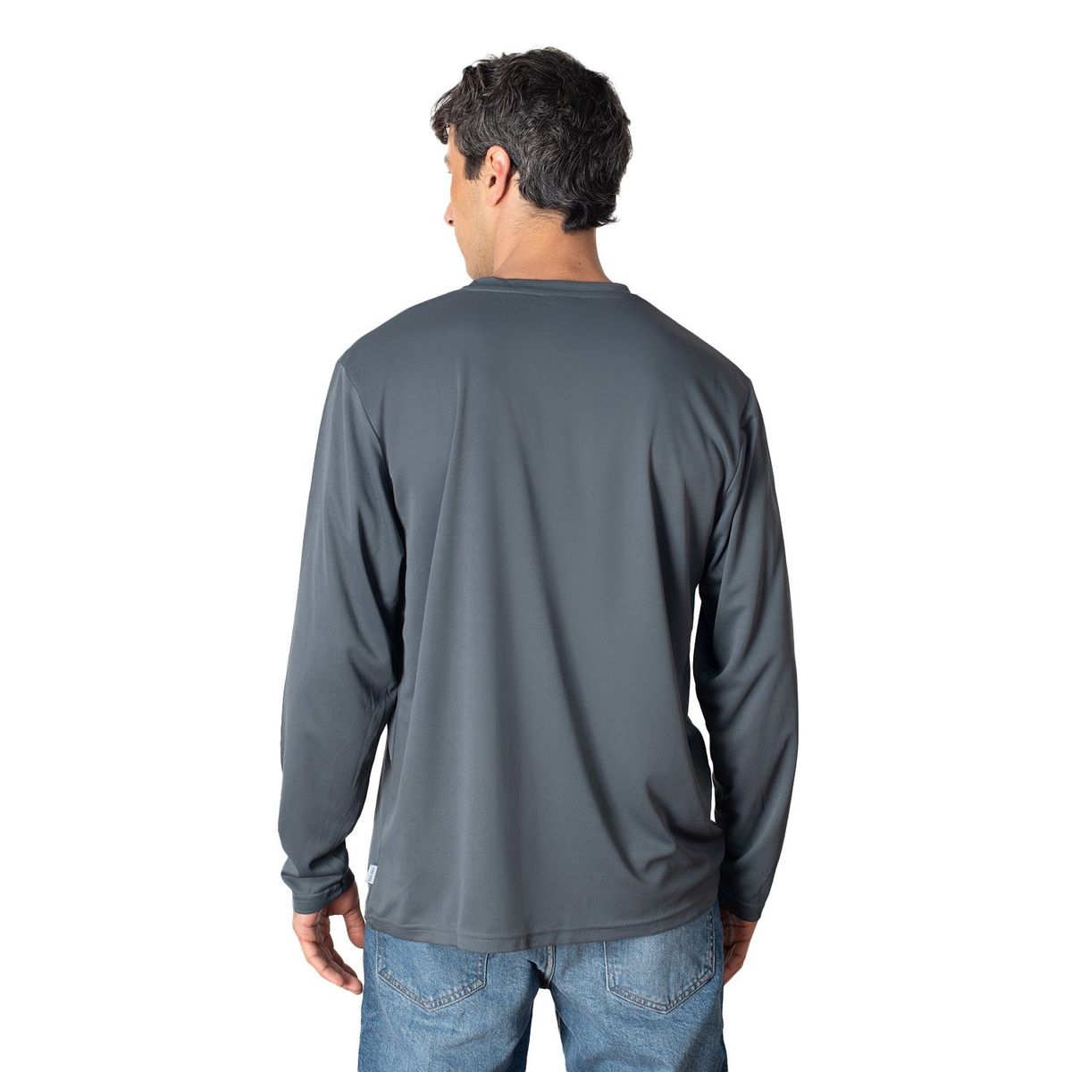 INDUSBORD - Polera Running Dryfit Quickdry Hombre Manga Larga UVpro Ripstop