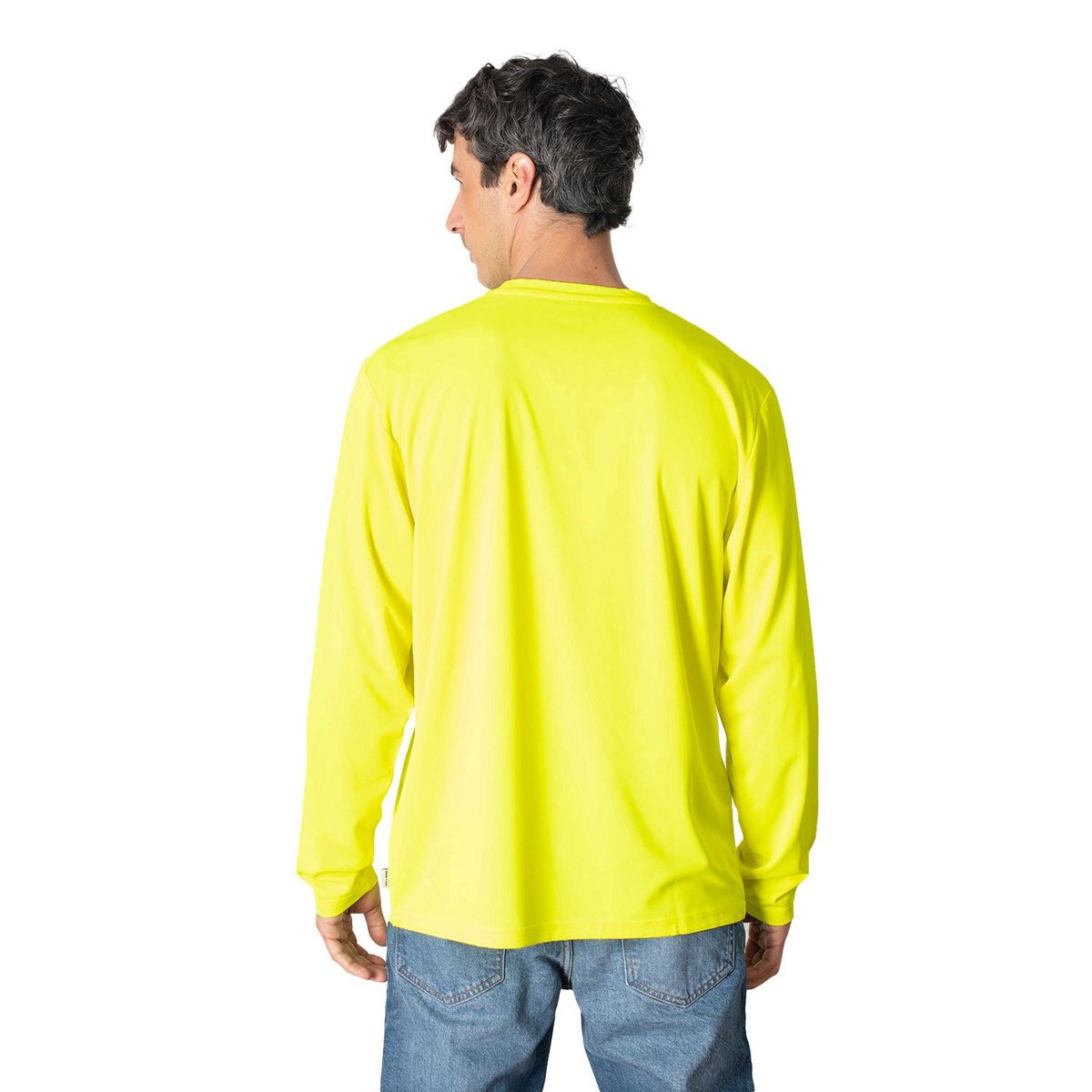 INDUSBORD - Polera Running Dryfit Quickdry Hombre Manga Larga UVpro Ripstop