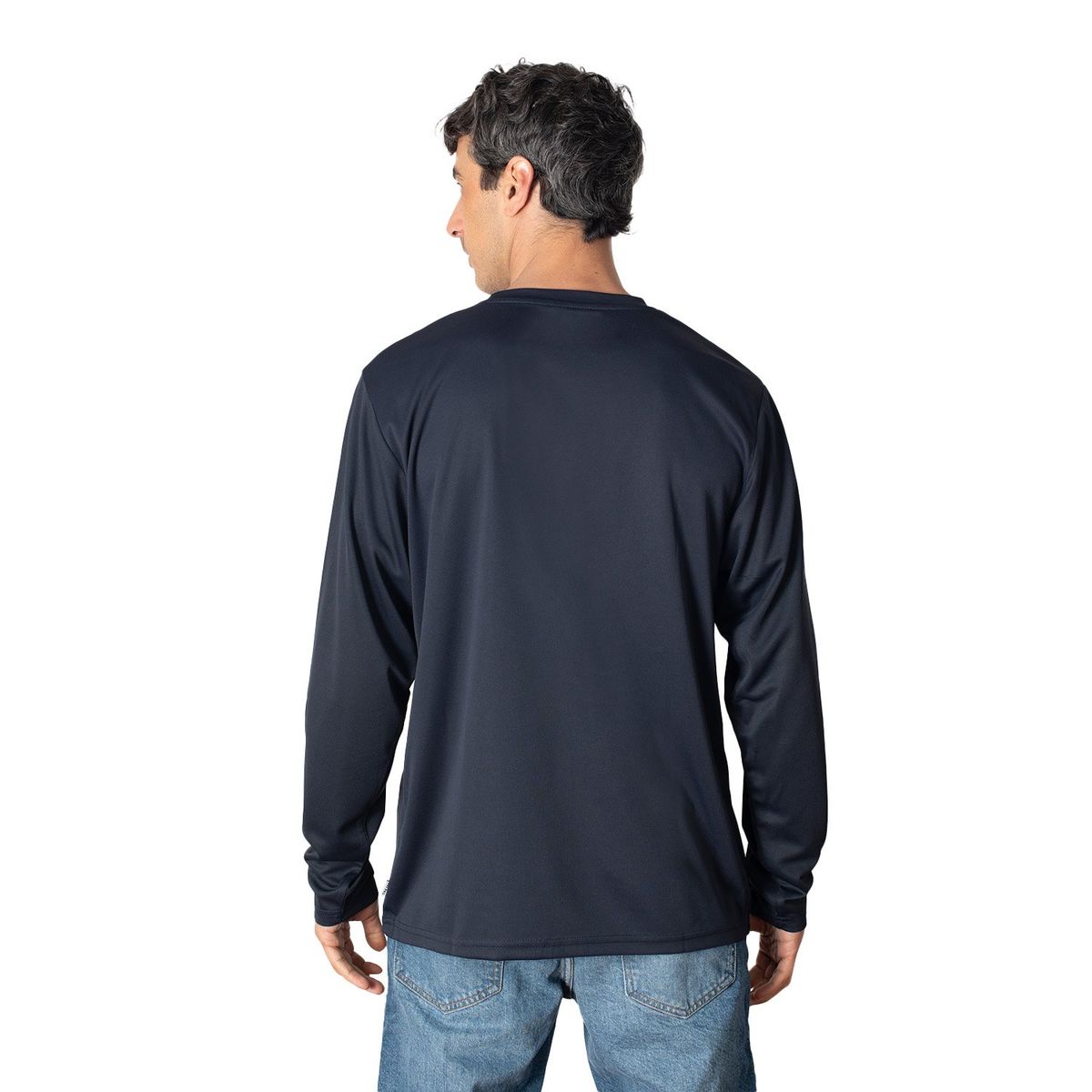 INDUSBORD - Polera Running Dryfit Quickdry Hombre Manga Larga UVpro Ripstop