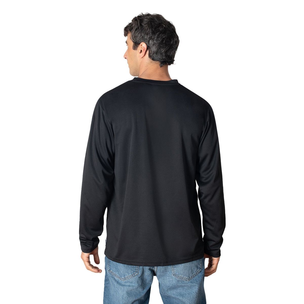 INDUSBORD - Polera Running Dryfit Quickdry Hombre Manga Larga UVpro Ripstop