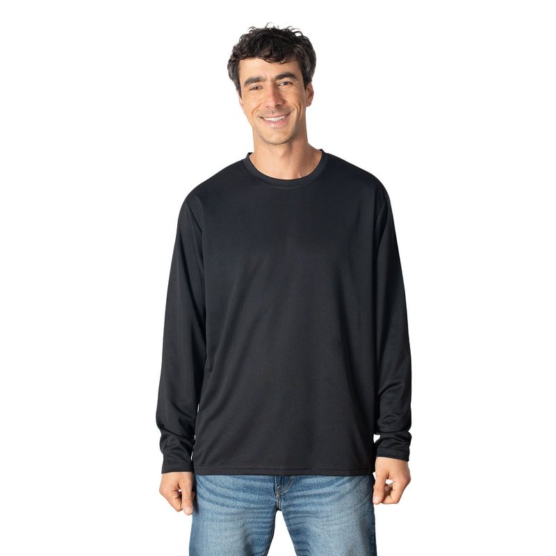 INDUSBORD - Polera Running Dryfit Quickdry Hombre Manga Larga UVpro Ripstop.-