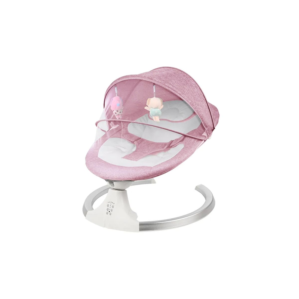 MUNDO ONLINE - Silla Mecedora Eléctrica Inteligente Bebés Multifunción Rosa