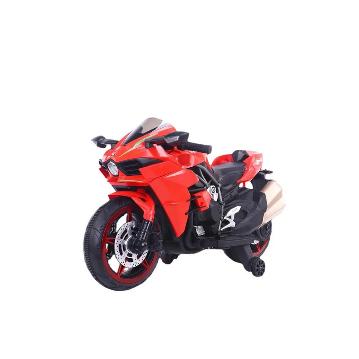 MUNDO ONLINE - Moto Electrica Alta Gama Luces Led Y Sonidos Roja