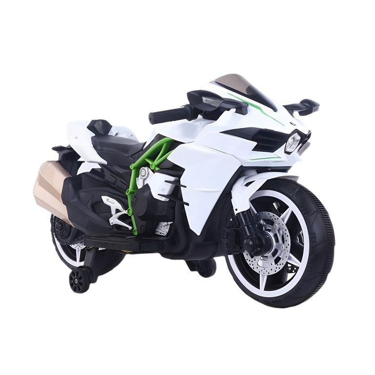 Moto Electrica Alta Gama Luces Led Y Sonidos Blanca