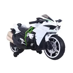 MUNDO ONLINE - Moto Electrica Alta Gama Luces Led Y Sonidos Blanca