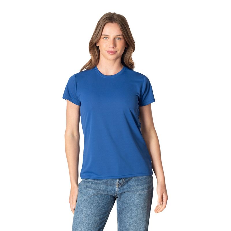 INDUSBORD - Polera Running Dryfit Quickdry Mujer Manga Corta UVpro Ripstop.-