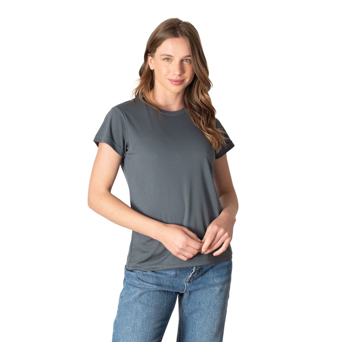 INDUSBORD - Polera Running Dryfit Quickdry Mujer Manga Corta UVpro Ripstop