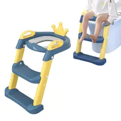 MUNDO ONLINE - Escalera Asiento Adaptador De Baño Pelela Niños Amarillo