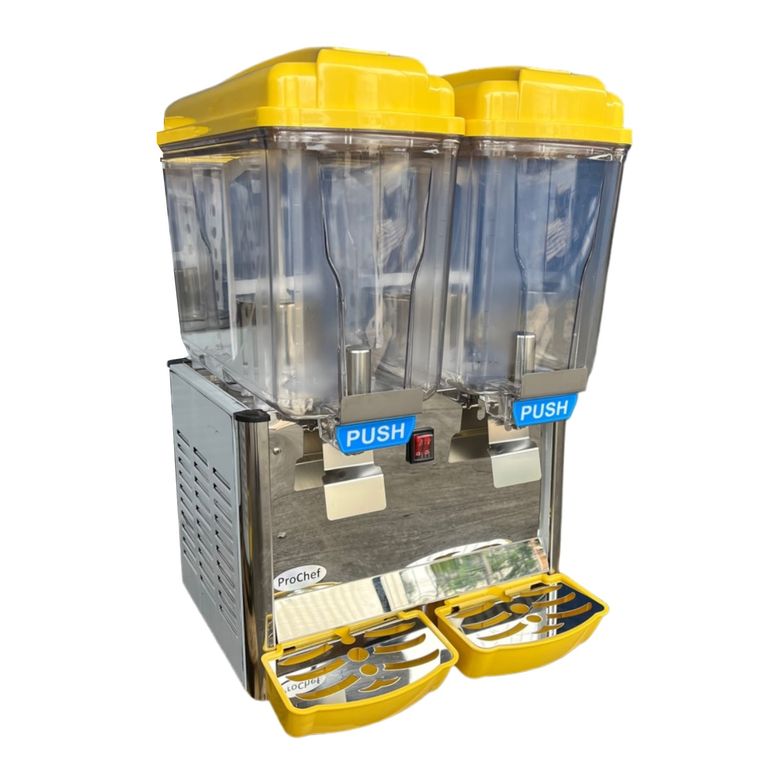 PROCHEF Maquina de Jugo 2x15 Litros. Acero Inoxidable