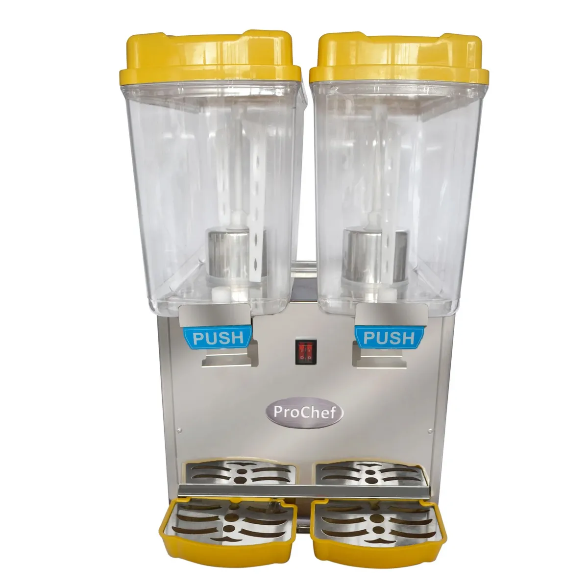 PROCHEF - Dispensador de Jugo 2x15 Litros. Acero Inoxidable