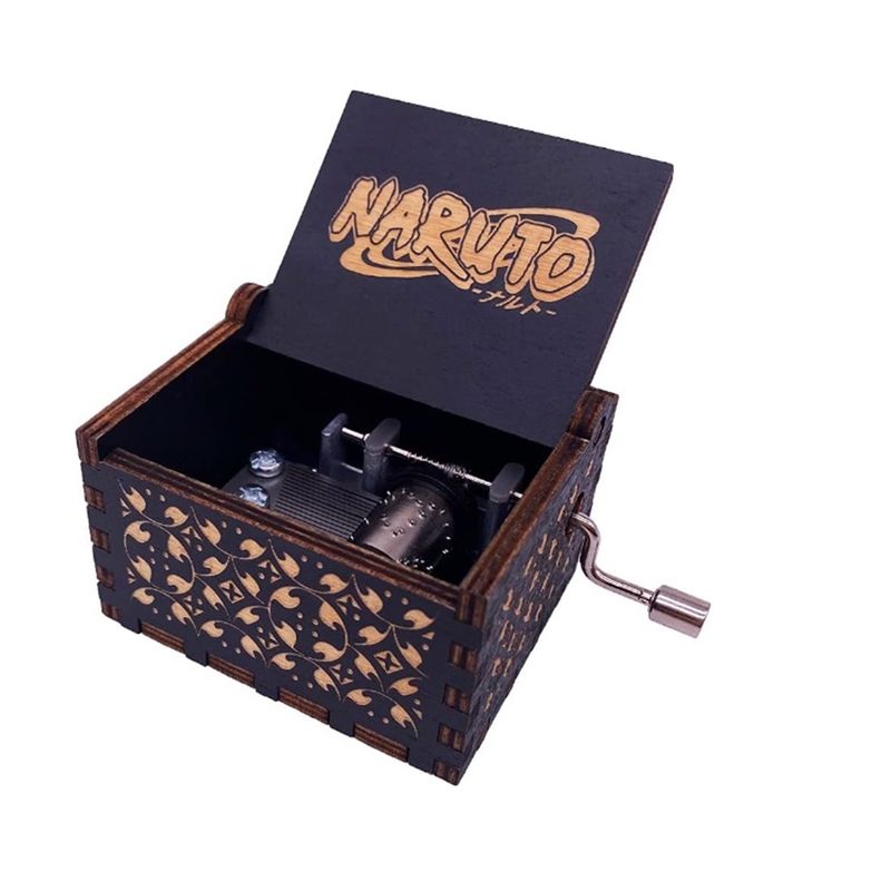 GENERICO - NARUTO CAJA MUSICAL DE MADERA