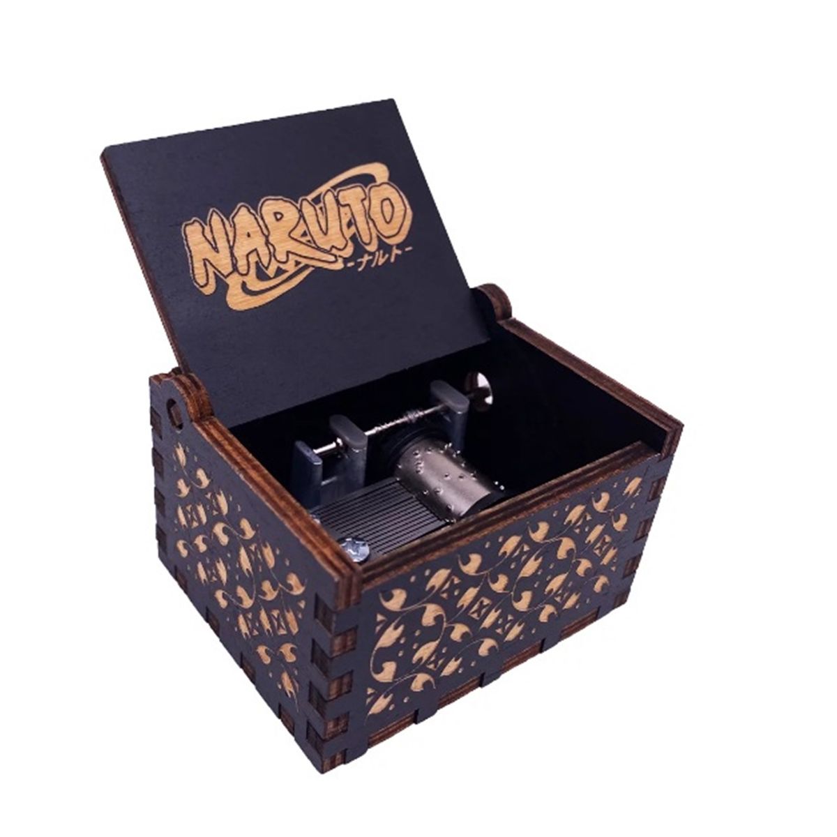 GENERICO - NARUTO CAJA MUSICAL DE MADERA