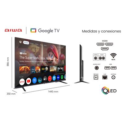 Imagen 2 del producto Televisor Smart Tv QLED 65 Sistema Google Tv
