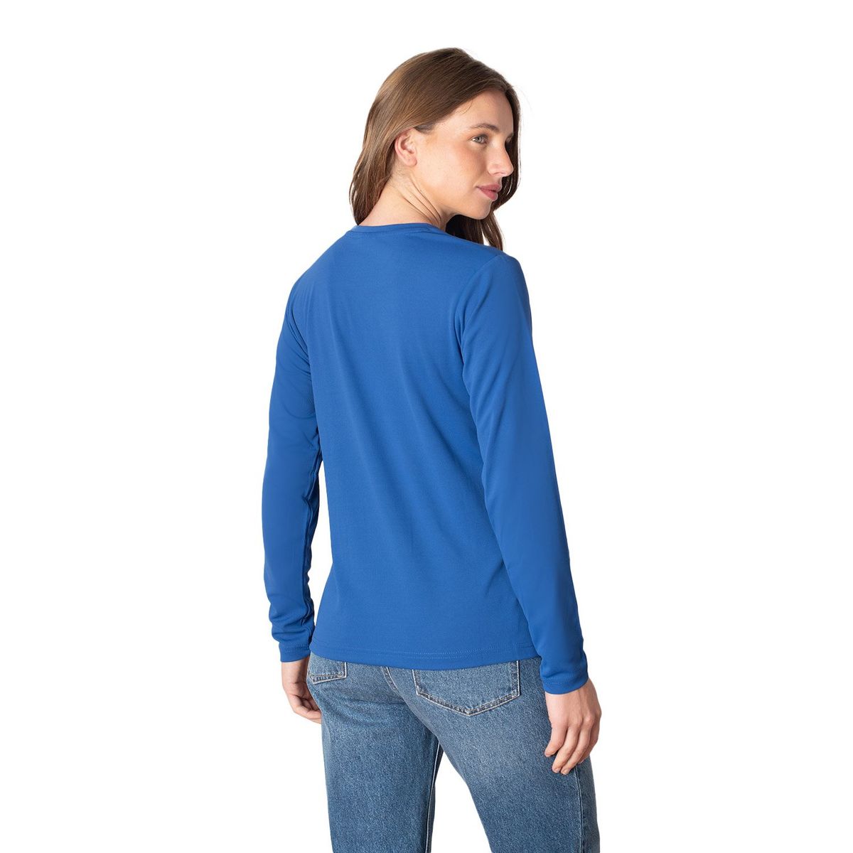 INDUSBORD - Polera Mujer Running Manga Larga Dryfit Quickdry Protección UV Indusbord