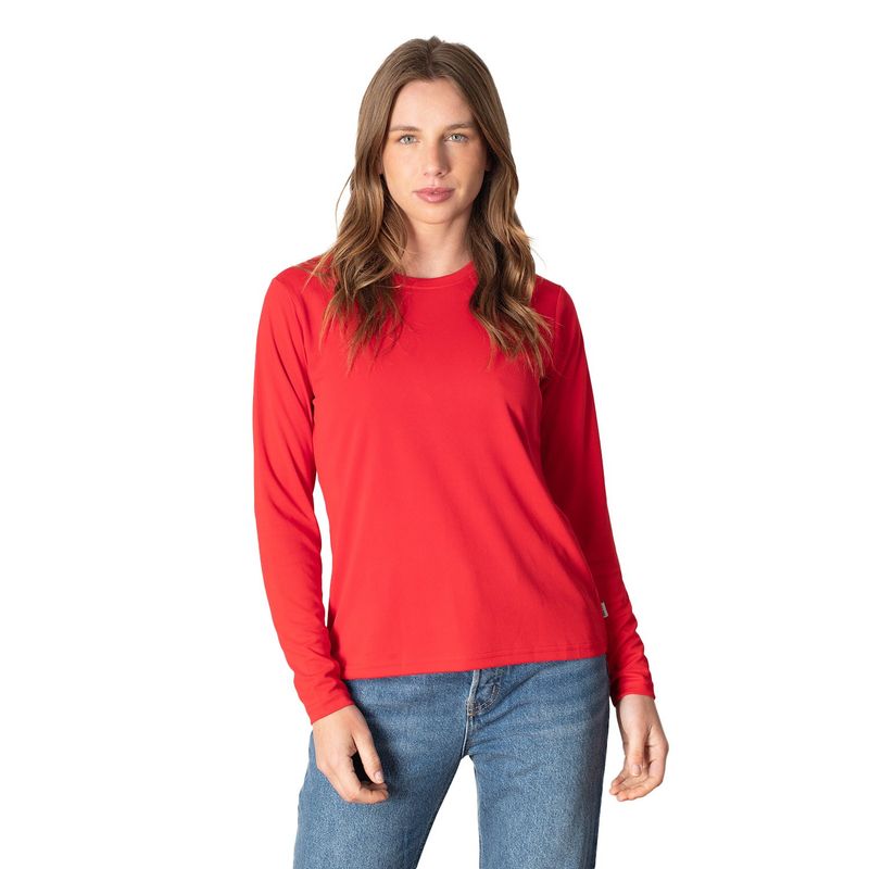 INDUSBORD - Polera Running Dryfit Quickdry Mujer Manga Larga UVpro Ripstop.-
