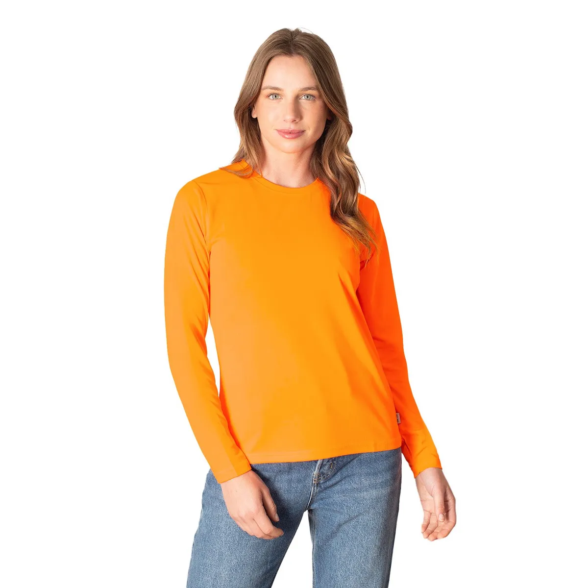 INDUSBORD - Polera Mujer Running Manga Larga Dryfit Quickdry Protección UV Indusbord