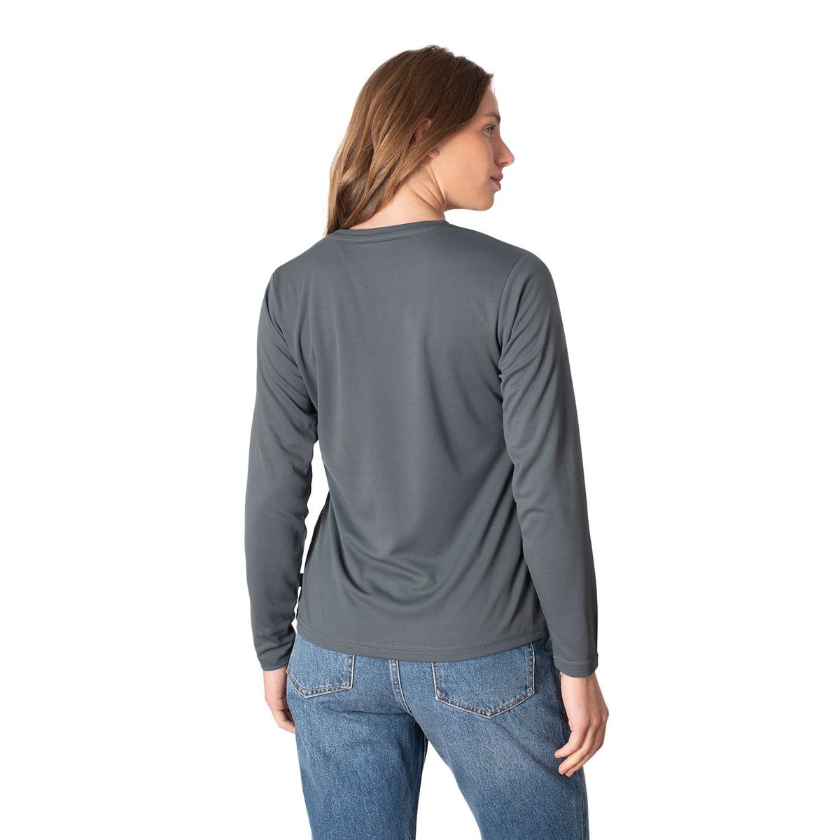 INDUSBORD - Polera Mujer Running Manga Larga Dryfit Quickdry Protección UV Indusbord