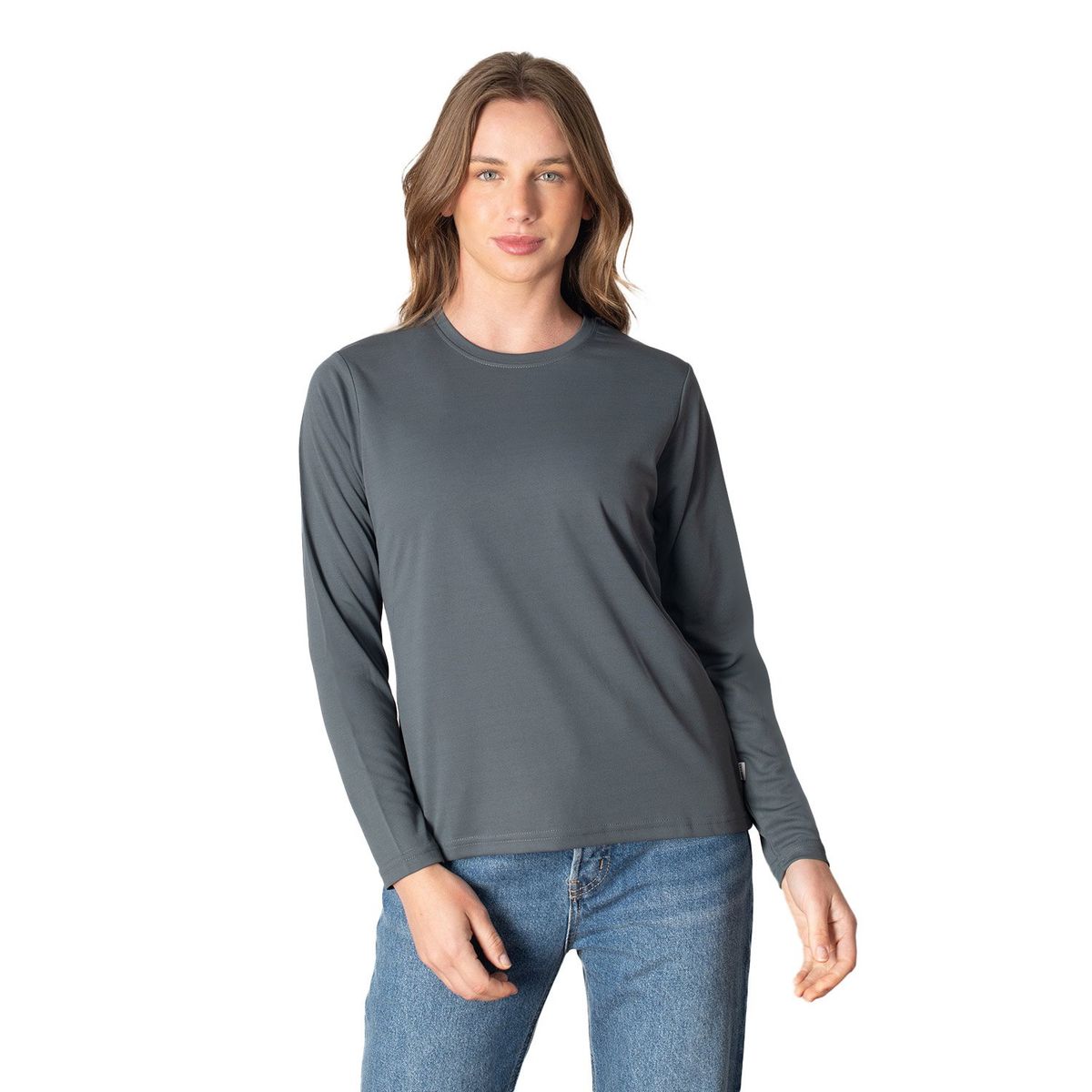 INDUSBORD - Polera Mujer Running Manga Larga Dryfit Quickdry Protección UV Indusbord