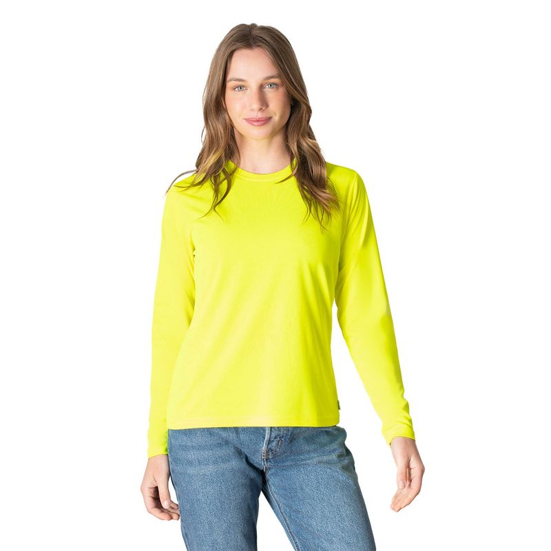 INDUSBORD - Polera Running Dryfit Quickdry Mujer Manga Larga UVpro Ripstop.-