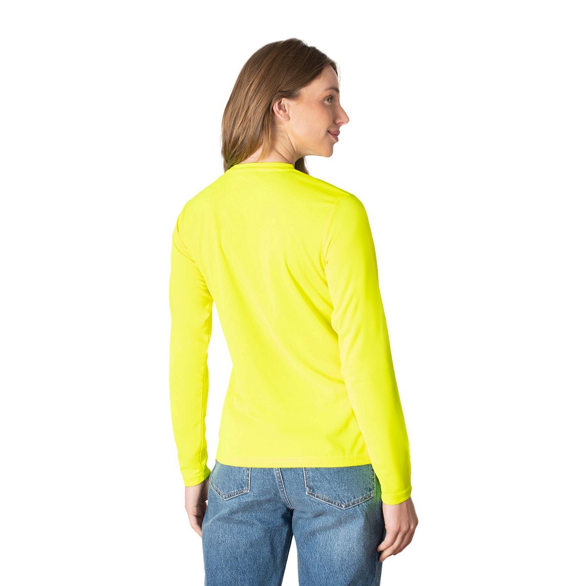 INDUSBORD - Polera Mujer Running Manga Larga Dryfit Quickdry Protección UV Indusbord