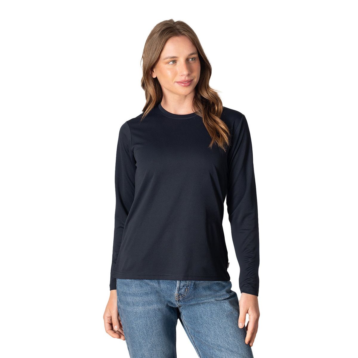 INDUSBORD - Polera Mujer Running Manga Larga Dryfit Quickdry Protección UV Indusbord