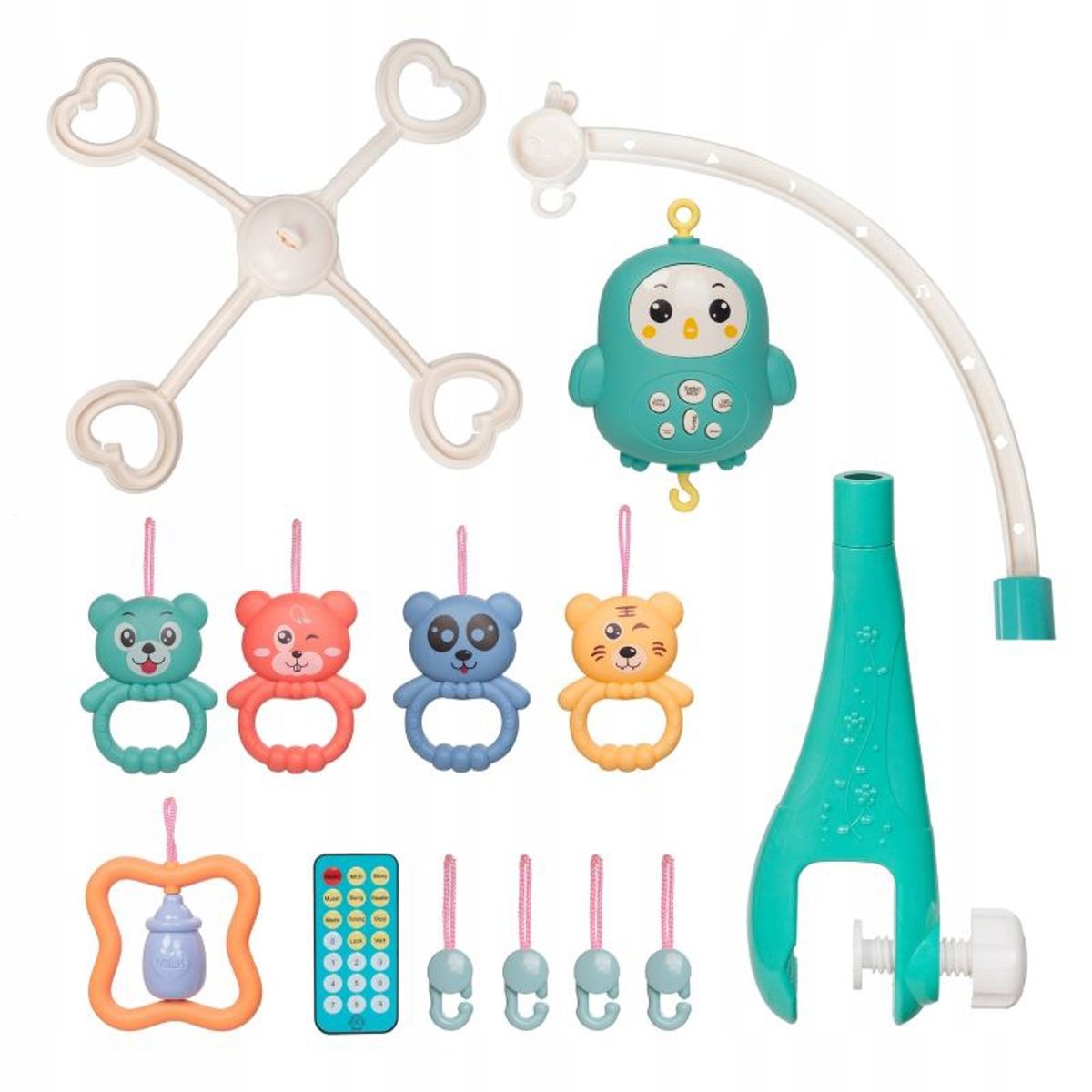 GENERICO - Móvil Musical Para Bebés Con Control Remoto Búho