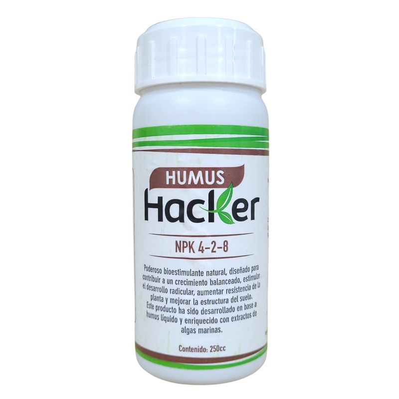 GENERICO - Bioestimulante de crecimiento Humus Hacker Líquido 250cc