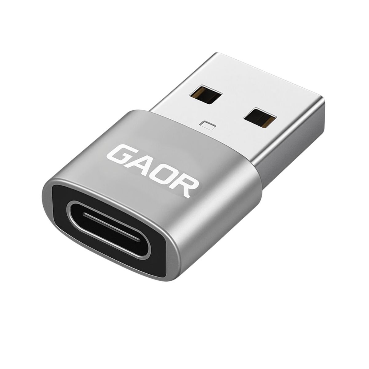 GAOR - Adaptador Cable Lightning USB-C a USB-A para Cargador iPhone 16 15 14